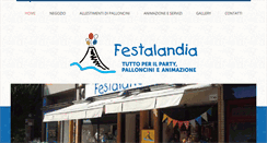 Desktop Screenshot of festalandia.it